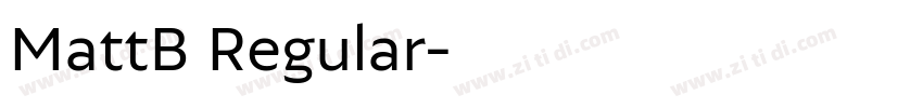 MattB Regular字体转换 MattB Regular字体转换